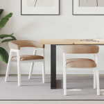 S&ouml;&ouml;gitoa Toolid 2 tk Valge 54 x 57 x 73 cm Paks Kautsukipuit