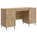 Laud riiuliga uksega Artisan tamm 142,5 x 50 x 75 cm Tehispuit