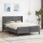 Voodiraam madratsiga Tumehall 120 x 200 cm Samet