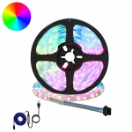 LED Ribad 12 pcs Must ja l&auml;bipaistev 3000 mm Vask ja plastik