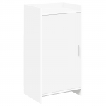Kinga kapp ladustamisega uksega Valge 48 x 36 x 92 cm Tehispuit