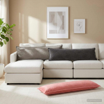 Padi padjaga HOUTEN Roosa 40 x 145 cm Samet