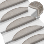 15 tk trepimatid, pruunikashall, 56 x 17 x 3 cm