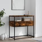 Konsoollaud, suitsutatud tamm, 75x40x75 cm, tehispuit