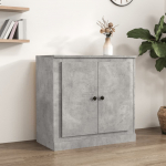 Puhvetkapp, betoonhall, 70 x 35,5 x 67,5 cm, tehispuit