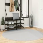 Vaip "huarte", l&uuml;hikese narmaga, pestav, hall, &oslash; 160 cm