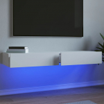 LED-tuledega telerialused 2 tk, valge, 60 x 35 x 15,5 cm