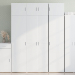 HOIUKAPP, VALGE, 70 X 42,5 X 225 CM, TEHISPUIT