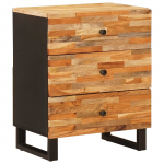 Voodikapp sahtliga pruun 50 x 33 x 62 cm tugev mango puu