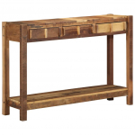 Konsoollaud pruun 107 x 33 x 76 cm tugev taastatud puit