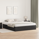 LadustamisVoodiraam must tamme 180x200 cm