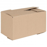 Kokkuklapitav kast 50 tk neutraalne 24 x 13 x 13 cm papp
