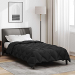 Talve tek must 200 x 135 cm mikrokiud