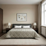 Suvised teki Helehall 200 x 240 cm Mikrokiud ja Teddy villa