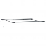 Manuaalne varikatus LED-idega Antratsiit 4,5 &times; 3,5 m Alumiinium