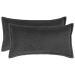 Diivanipadi 2 tk HOUTEN tumehall 40 x 70 cm boucl&eacute;