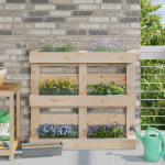 Euro pallide lillekastid 24 pcs Helehall 36 x 13,5 x 9,5 cm
