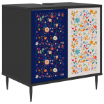 Vannitoa kapp MAINZ Must tamm 60 x 40 x 61 cm Tehispuit