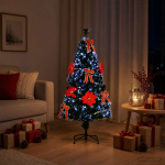 Kiudoptiline j&otilde;ulupuu 120 cm 12 LED-i Mitmev&auml;rviline PVC