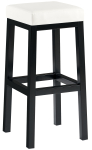 Baaritool Taylor B85 tehisnahk, valge