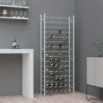 Veiniriiul 96 pudelile, valge, metall