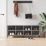 Jalatsikapp, hall sonoma tamm, 131 x 35 x 50 cm, tehispuit