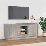 Telerikapp, hall sonoma tamm, 102 x 35 x 45 cm, tehispuit