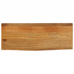 Lauaplaat, naturaalse servaga, 70x20x3,8 cm, mangopuit