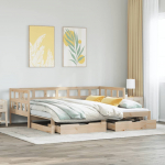 Diivanvoodi v&auml;ljat&otilde;mmatava osaga, madratsita, 80x200 cm