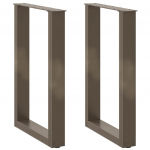 S&Ouml;&Ouml;GILAUA JALAD U-KUJULISED 2 TK, NATURAALNE TERAS, 50 X (72&ndash;73) CM, TERAS