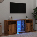 Telerialus LEDiga, vana puit, 120x30x50 cm, tehispuit