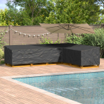 M&ouml;&ouml;bli kate Must 355 x 275 x 80 cm 210D Oxford Kangas