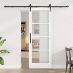 Liuguks valge 73.5 x 198.5 cm puit ja metall