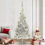Tehis pre-lit j&otilde;ulupuu koos 300 LED-iga H&otilde;bedane 210 cm PET