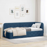 Nurga voodiraam Sinine 80 x 200 cm kangas