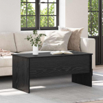 Kohvilaud must tamm 102 x 50,5 x 46,5 cm tehispuit