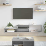 Seinakinnitusega TV alus 150x25x28,5cm tehispuit