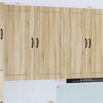 K&ouml;&ouml;gikapp riiuliga sonoma tamm 50 x 31 x 100 cm tehispuit