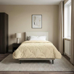 Suvised teki cream 140 x 220 cm Mikrokiud ja Teddy villa