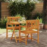 V&auml;libank 2 pcs Naturaalne 56 x 55,5 x 90 cm Tugev akatsiapuu