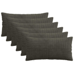 Diivanipadi 6 tk ALMELO antratsiit 40 x 80 cm manchester