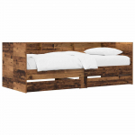 Voodiraam ladustamisega Vana puit 80 x 200 cm Tehispuit