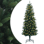 Kunstlik kokkupandav j&otilde;ulupuu 150 cm 150 LED-i Soe valge