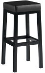 Baaritool Taylor B85 tehisnahk, must