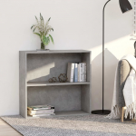 2-korruseline raamaturiiul hall 80x30x76,5 cm puitlaastplaat