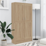 Raamatukapp sonoma tamm 82,5 x 30,5 x 150 cm tehispuit
