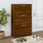 Jalatsikapp, pruun tamm, 63 x 24 x 103 cm, tehispuit