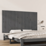 Seinale kinnitatav voodipeats, hall, 159,5x3x90 cm, m&auml;nnipuit