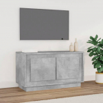 Telerikapp, betoonhall, 80x35x45 cm, tehispuit