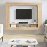 Telerikapp, sonoma tamm, 152 x 22 x 113 cm, tehispuit